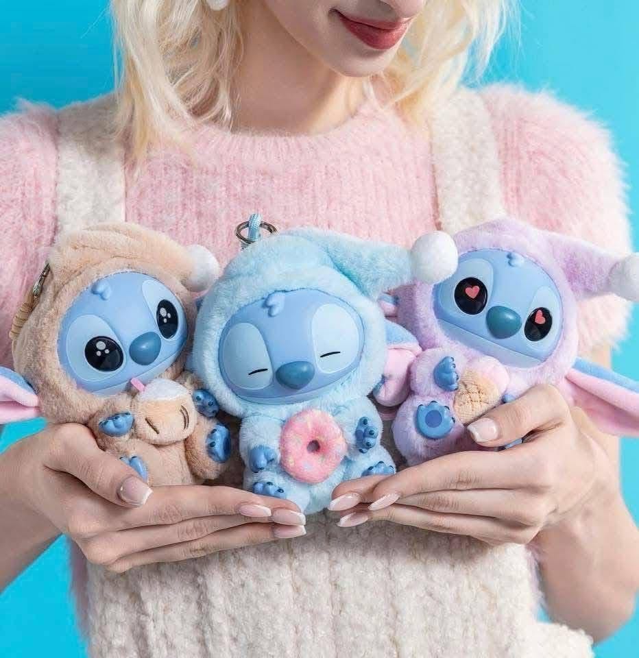 5 Llaveros Stitch Premium 039