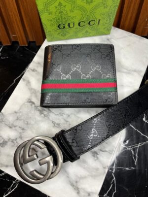 Cinturón+Billetera Premium Gucci 140