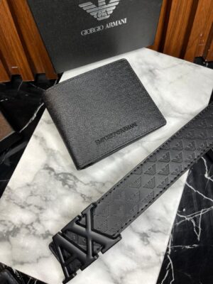 Cinturón+Billetera Premium Giorgio Armani 141