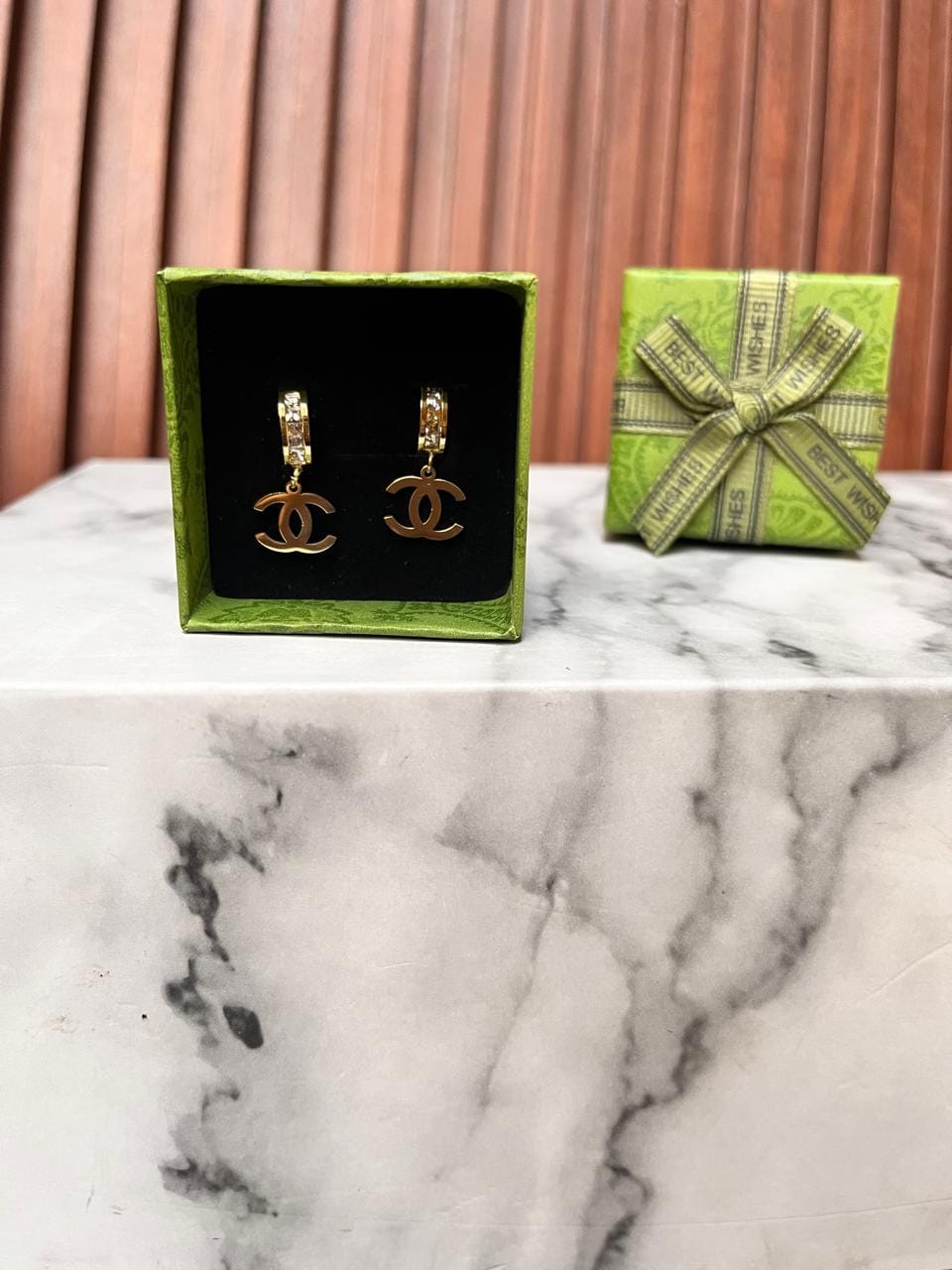 Aretes Acero inoxidable Chanel 246