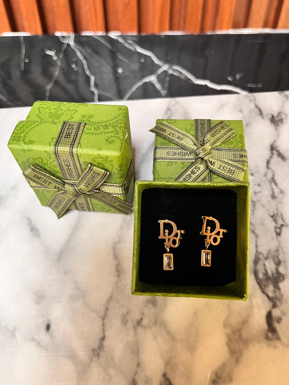 Aretes Acero Inoxidable Dior 247