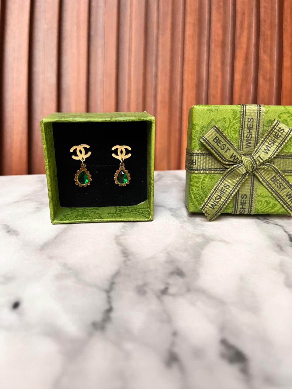 Aretes Acero Inoxidable Chanel 248