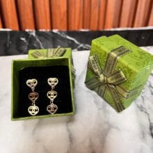 Aretes Acero Inoxidable Chanel 252