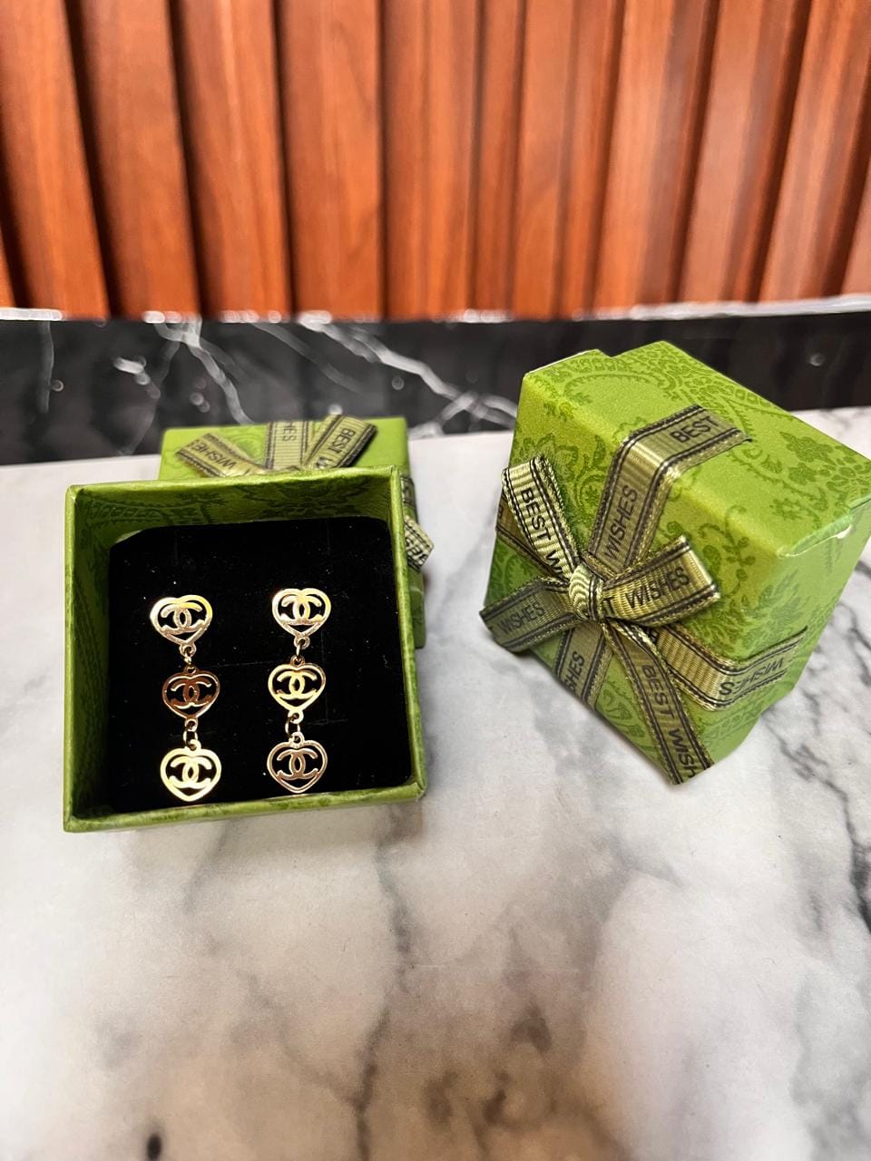 Aretes Acero Inoxidable Chanel 252