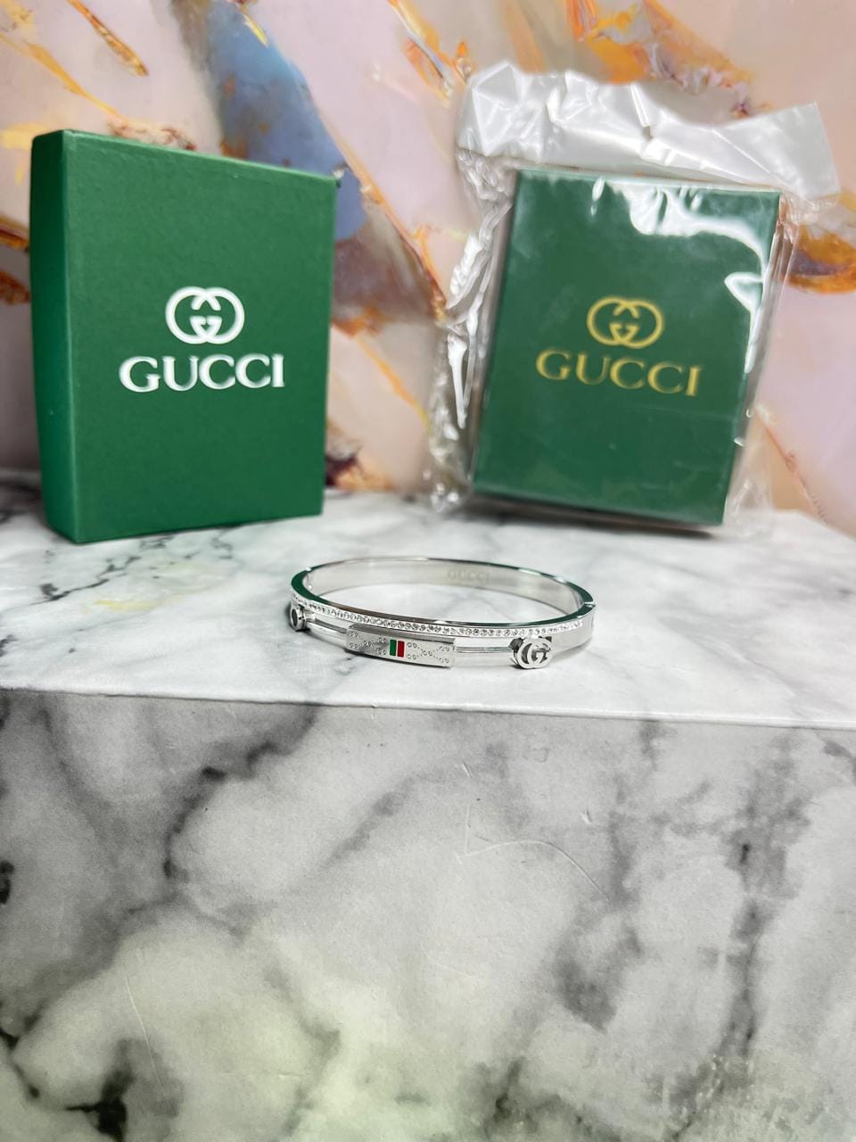 Brazalete Acero Inoxidable Premium Gucci 257