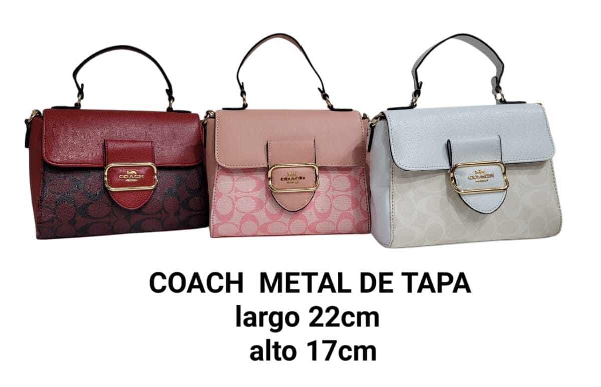 Bolso Coach Tapa Metálica 267
