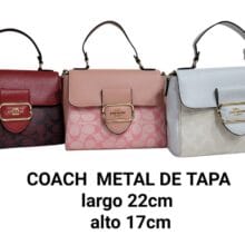 Bolso Coach Tapa Metálica 267