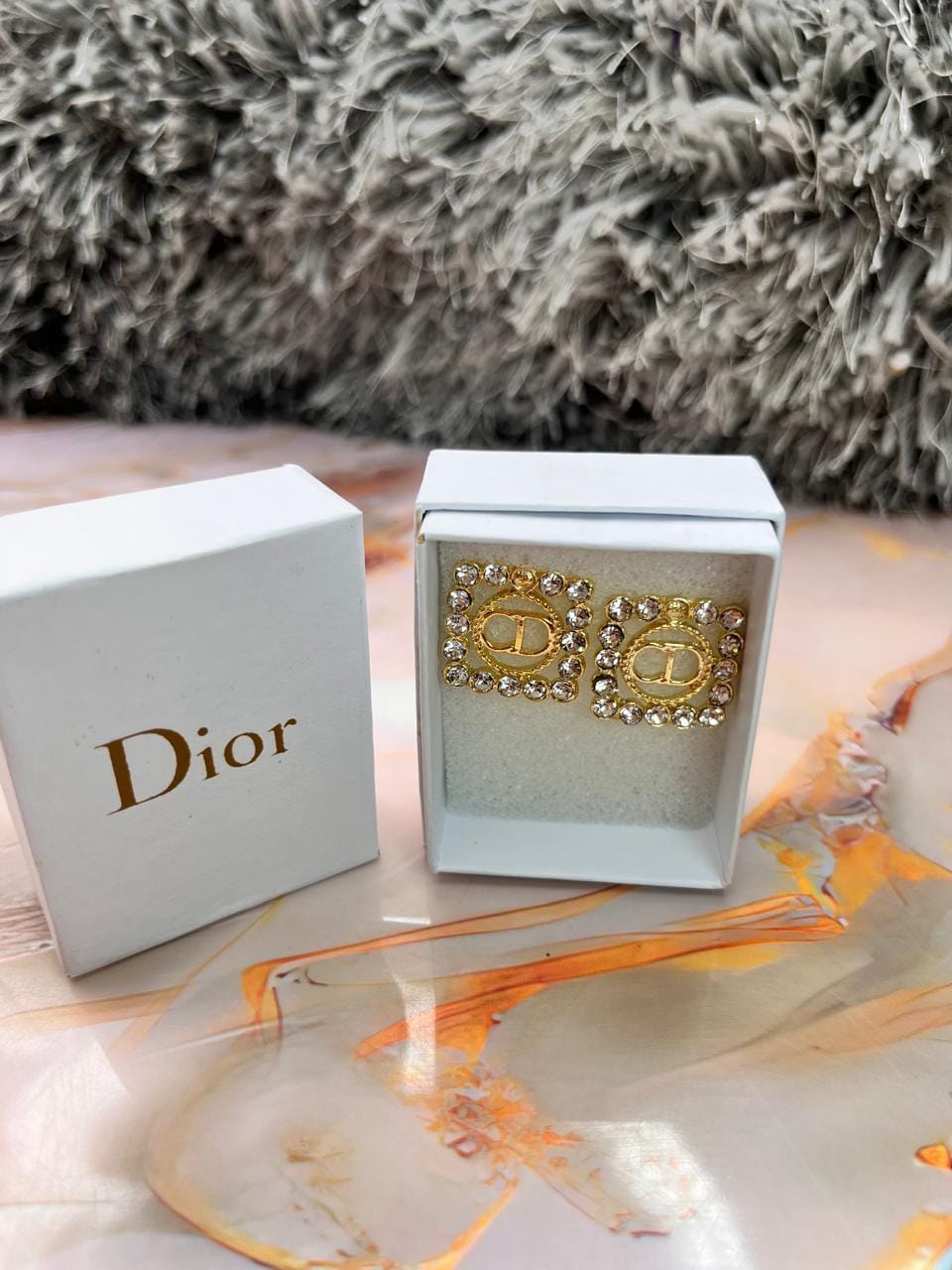 Aretes Acero Inoxidable Dior Premium 292