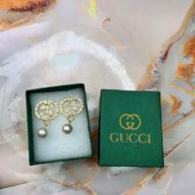 293-1 Aretes Acero Inoxidable Gucci Premium 293