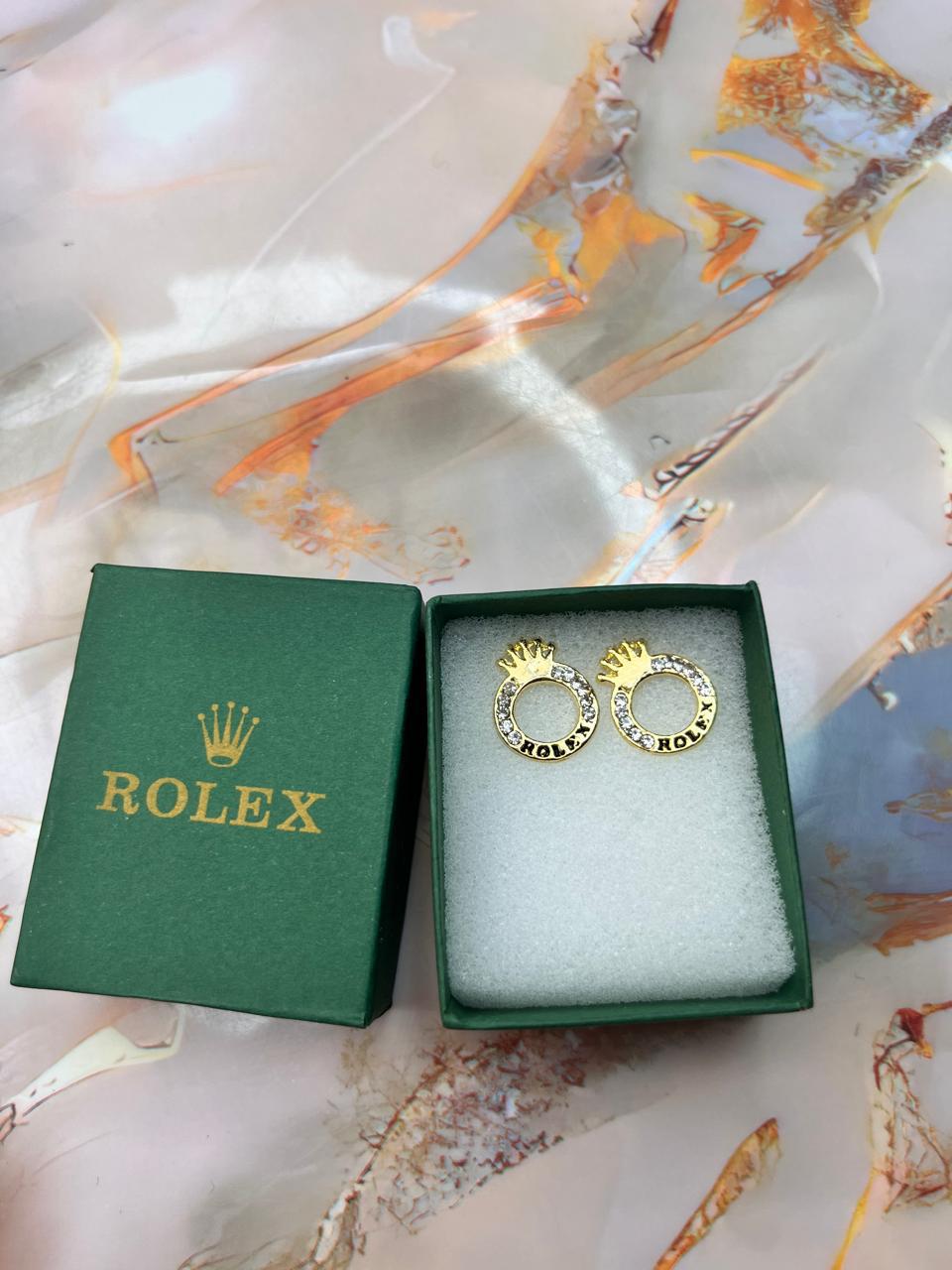 Aretes Acero Inoxidable Rolex Premium 296
