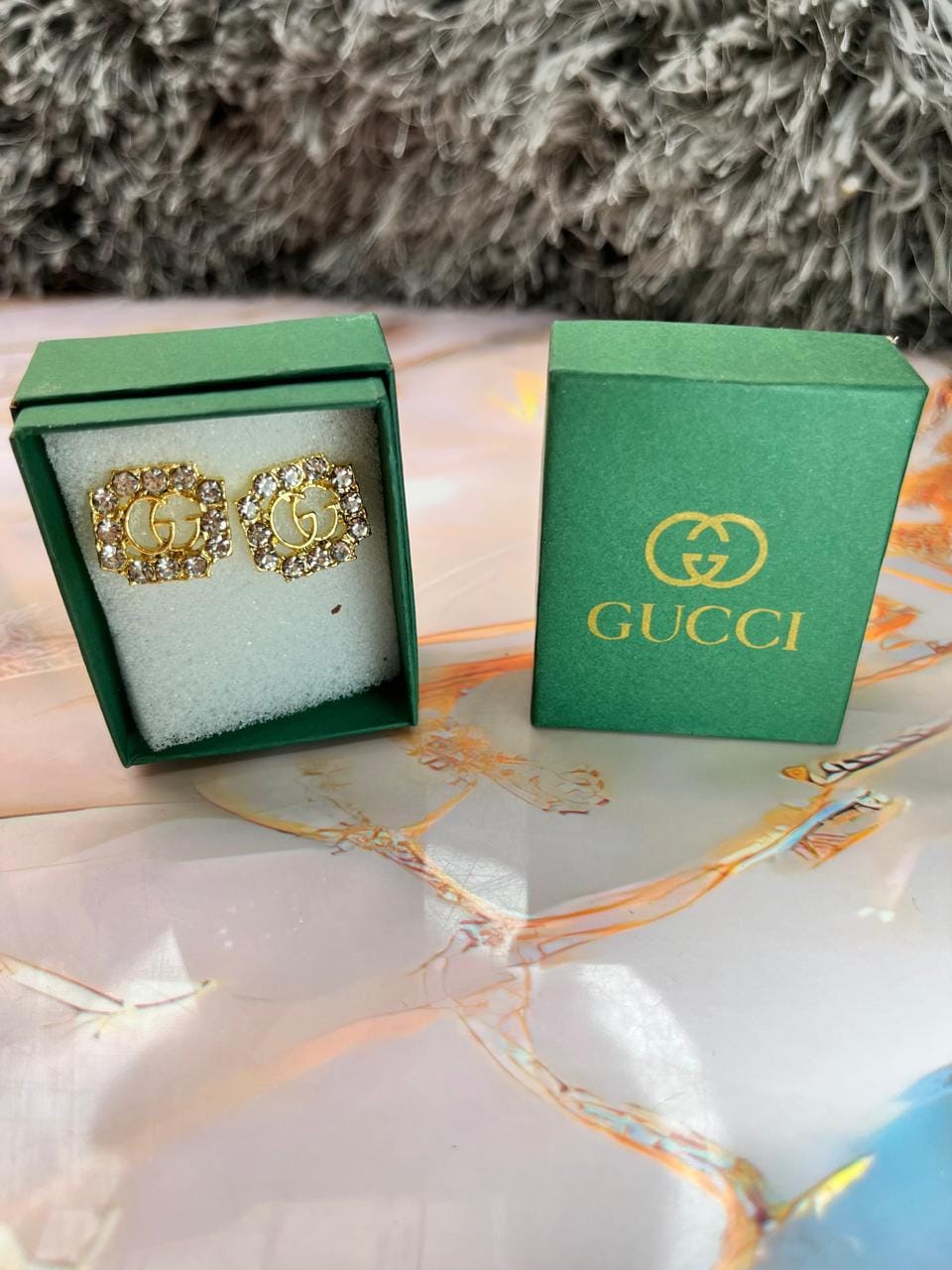 Aretes Acero Inoxidable Gucci Premium 297