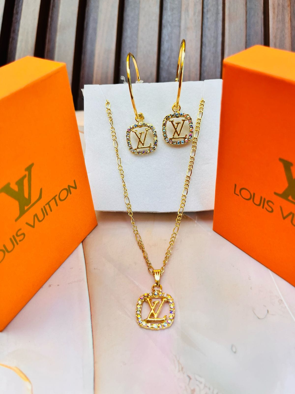 Set Acero Inoxidable Louis Vuitton Premium 299