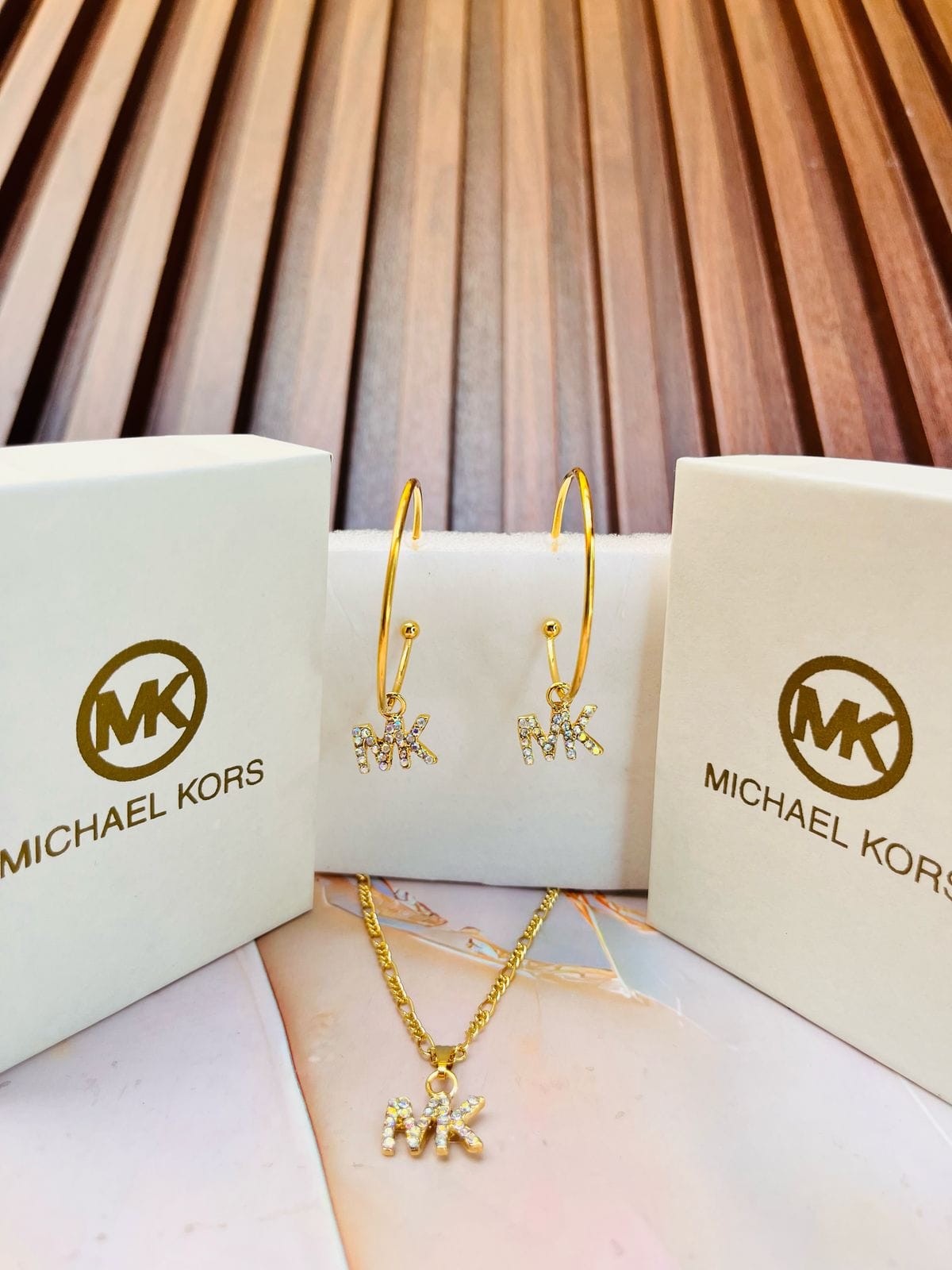 Set Acero Inoxidable Michael Kors Premium 300