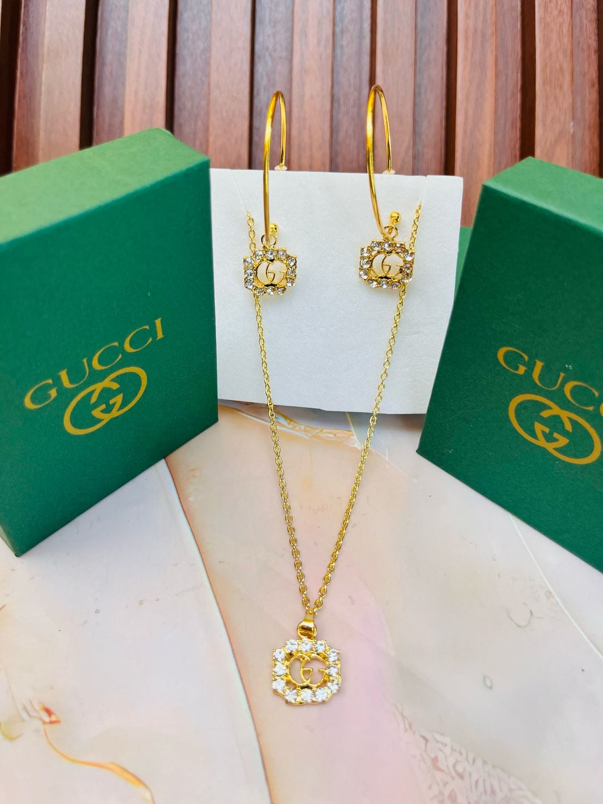 Set Acero Inoxidable Gucci Premium 303