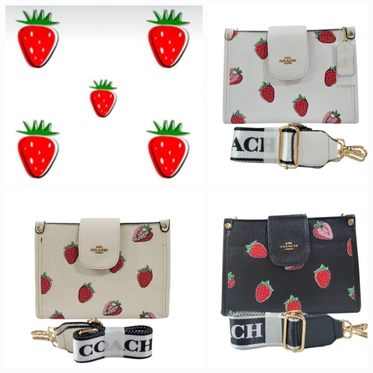 Bolso Coach Fresa B531