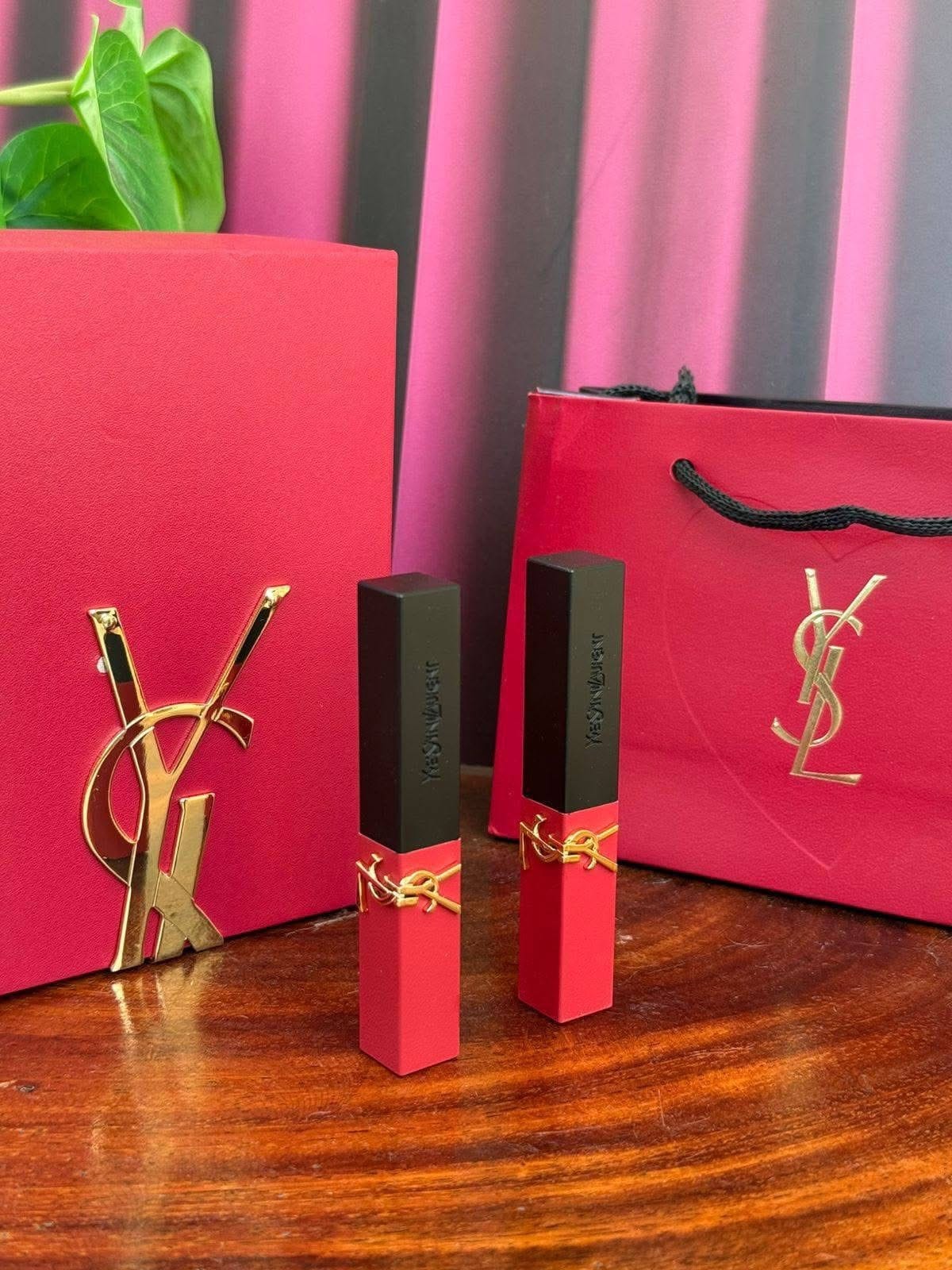 Set 2 Piezas Labial Yves Saint Laurel