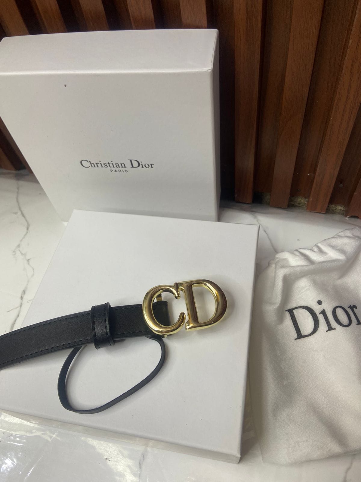 Cinturón Christian Dior