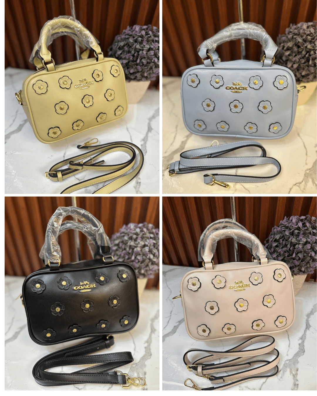 Coach con Apliques Florales