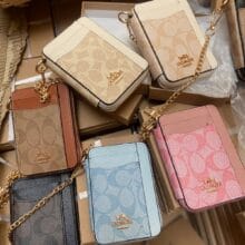 Tarjetero con Cremallera Coach