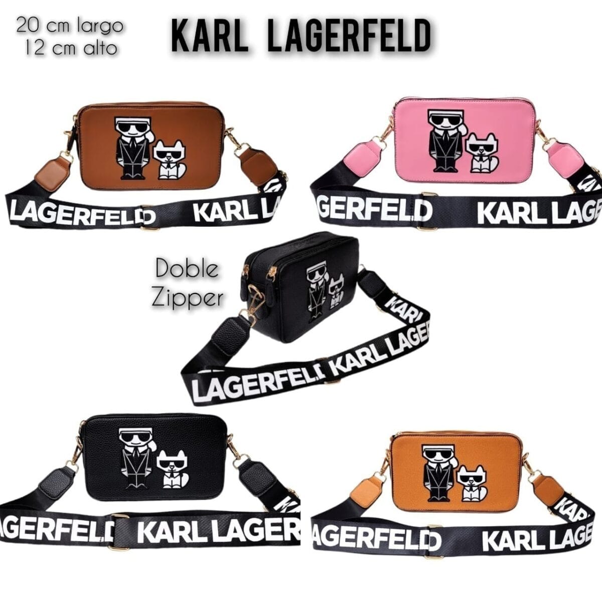 Karl Lagerfeld Doble Zipper