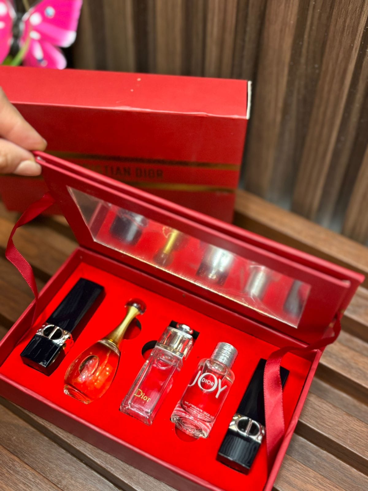 Set Dior Perfume+Labial