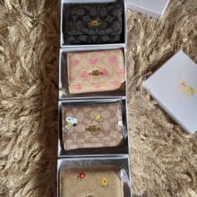 Mini Billetera+Caja Coach