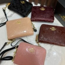 Monedero de Cuero Coach