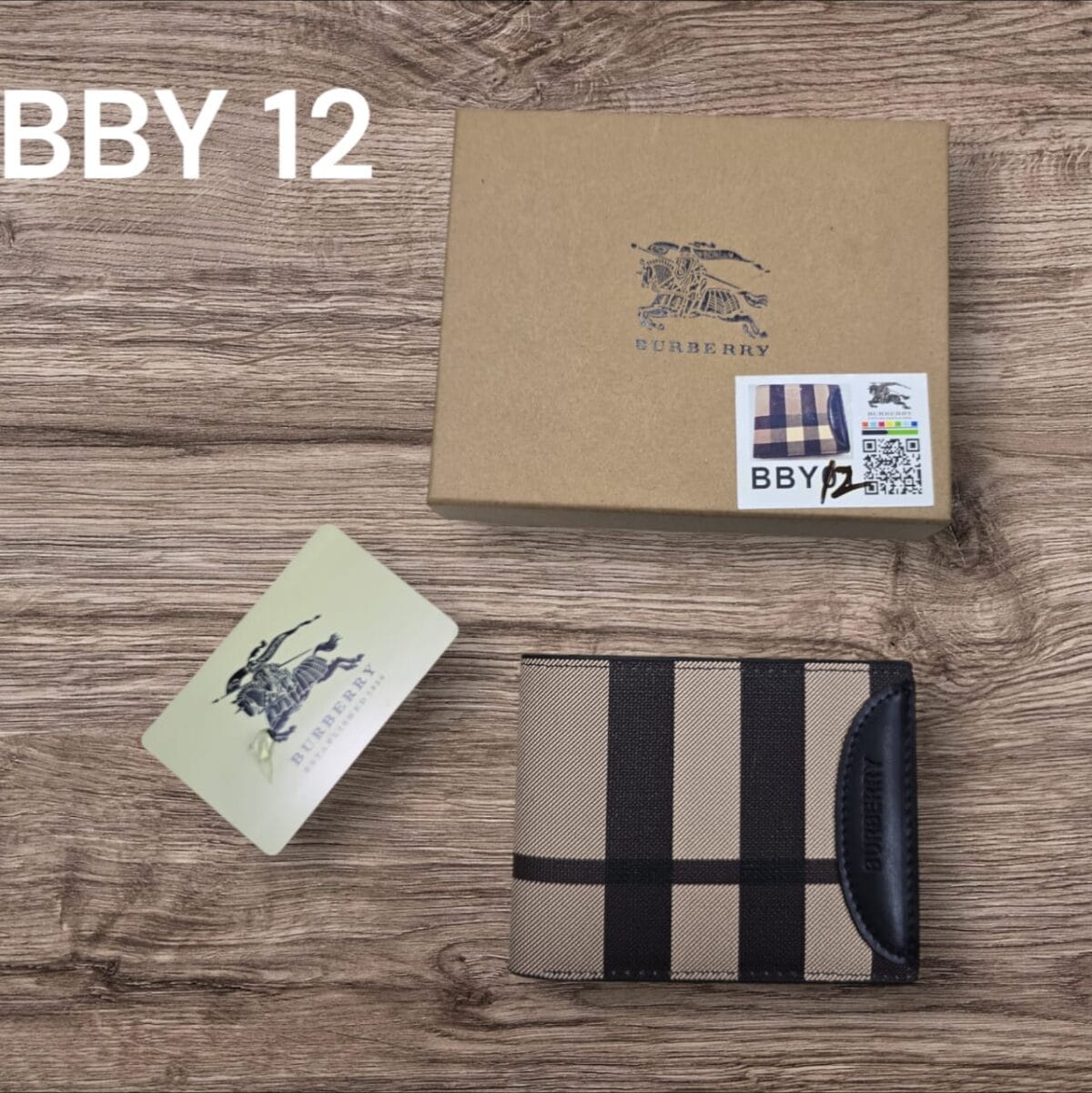 Billetera de Cuero Burberry