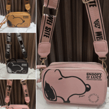 Bandolera Snoopy & Lucy