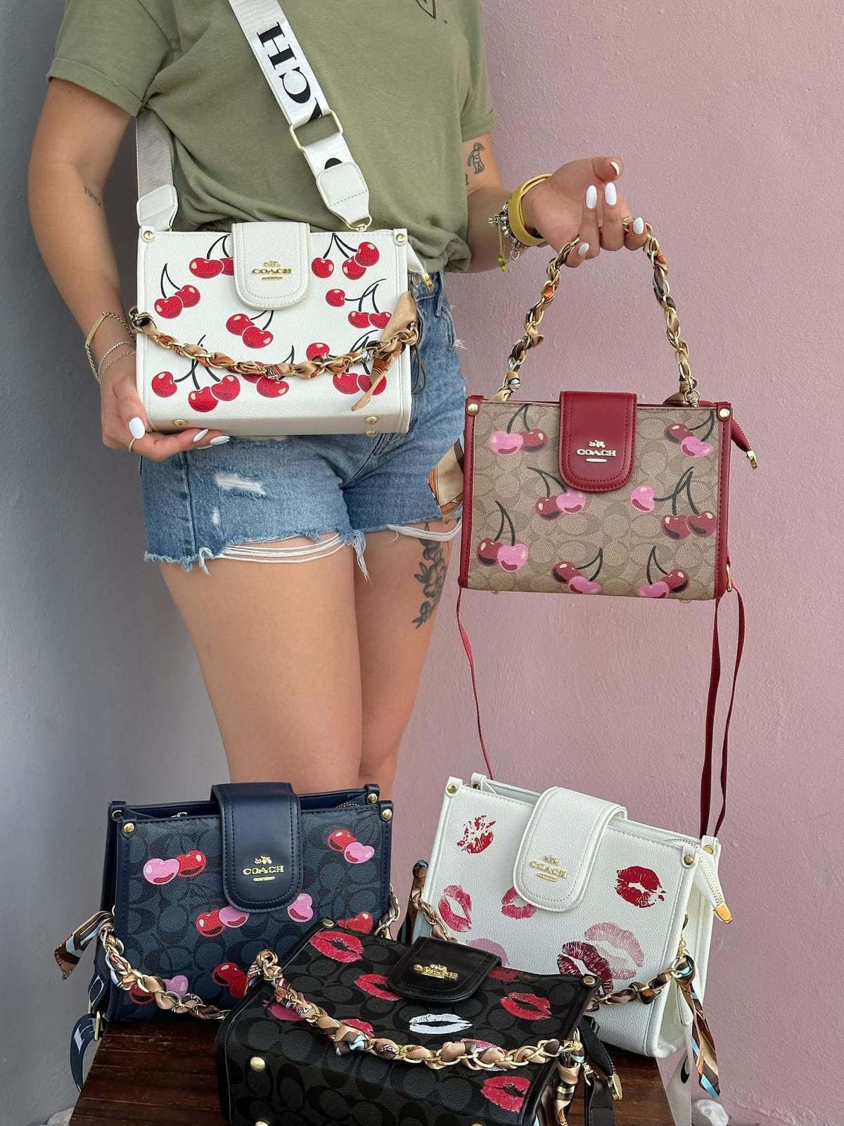 Teri Shoulder Bag With COACH