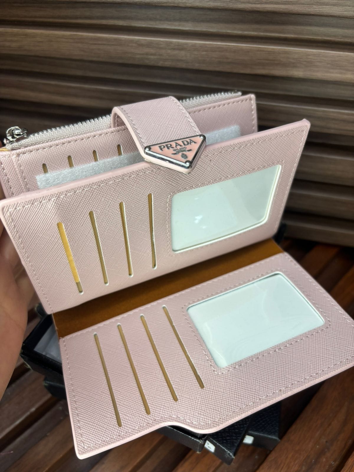 Billetera PRADA c/caja  KJL2L