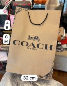 Bolsa de Compras de Papel Coach COD209N