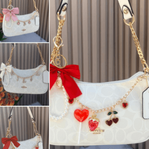 Cadena para bolso con dijes coach