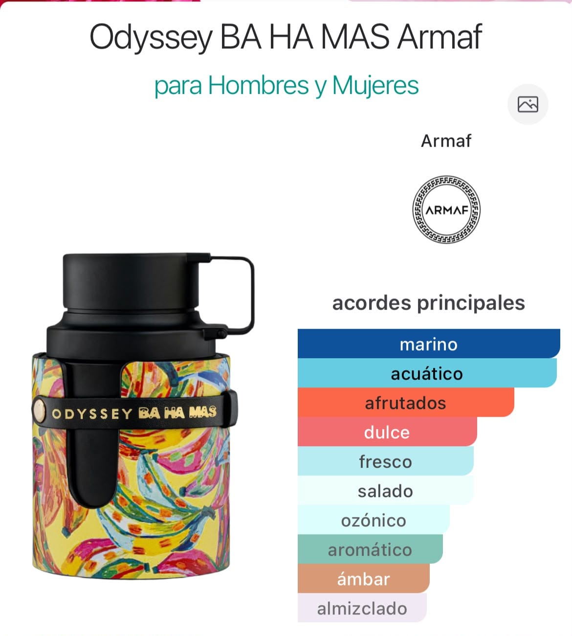 Odyssey Ba Ha Mas EDP 100ml