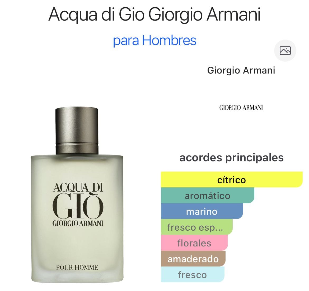 Acqua di Gio EDT 100ml