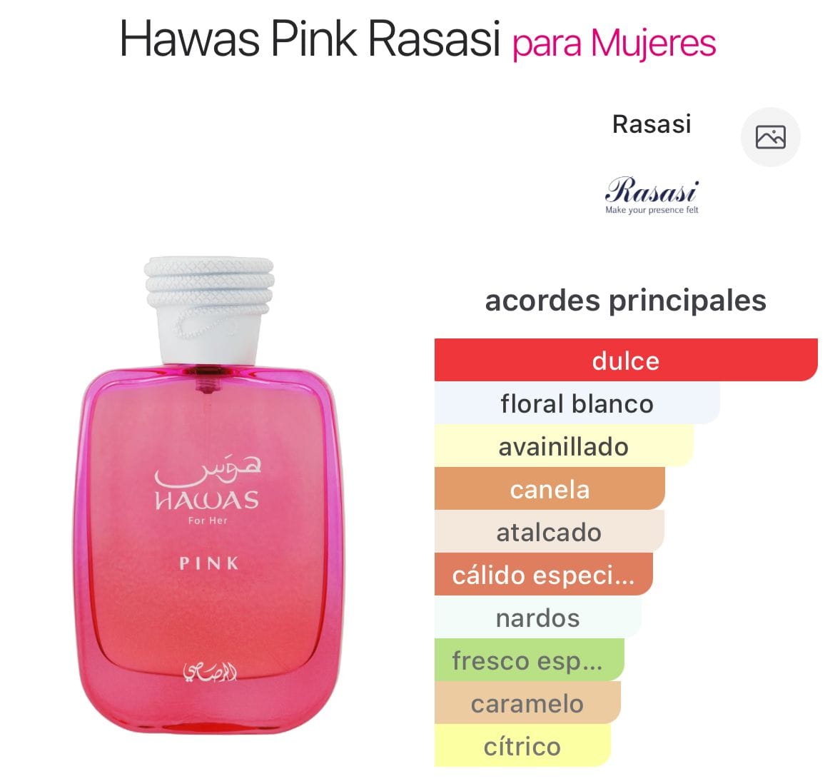 Hawas Pink EDP 100ml
