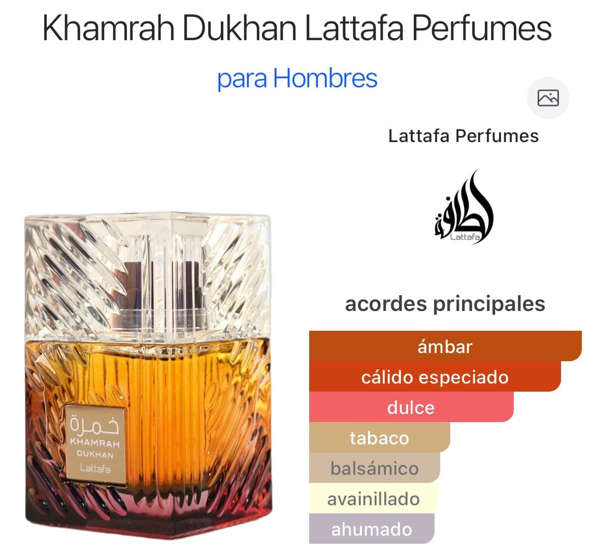 Khamrah Dukhan EDP 100ml