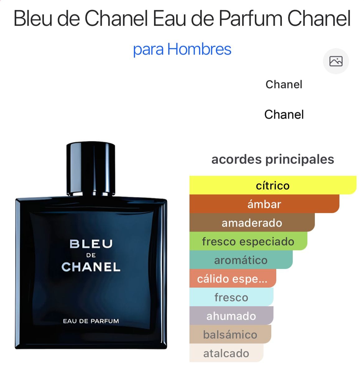 Bleu de Chanel EDP 100ml