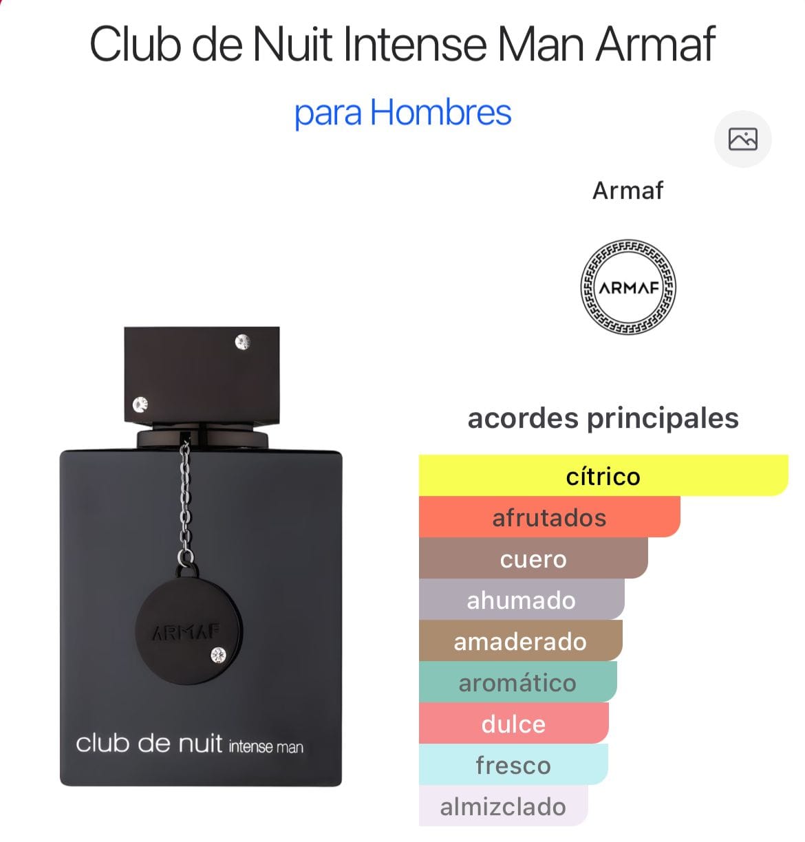 Club de Nuit Intense Man