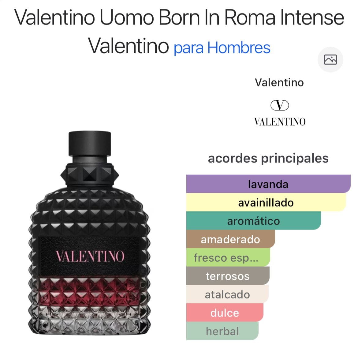 Born In Roma Uomo Intense EDP 100ml