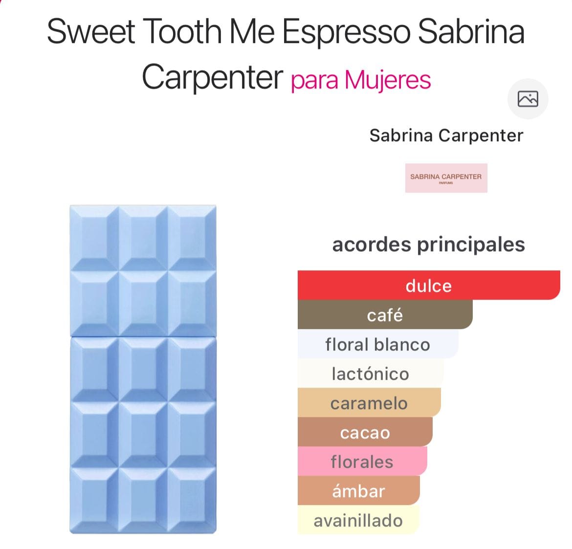 Sweet Tooth Me Espresso EDP 75ml