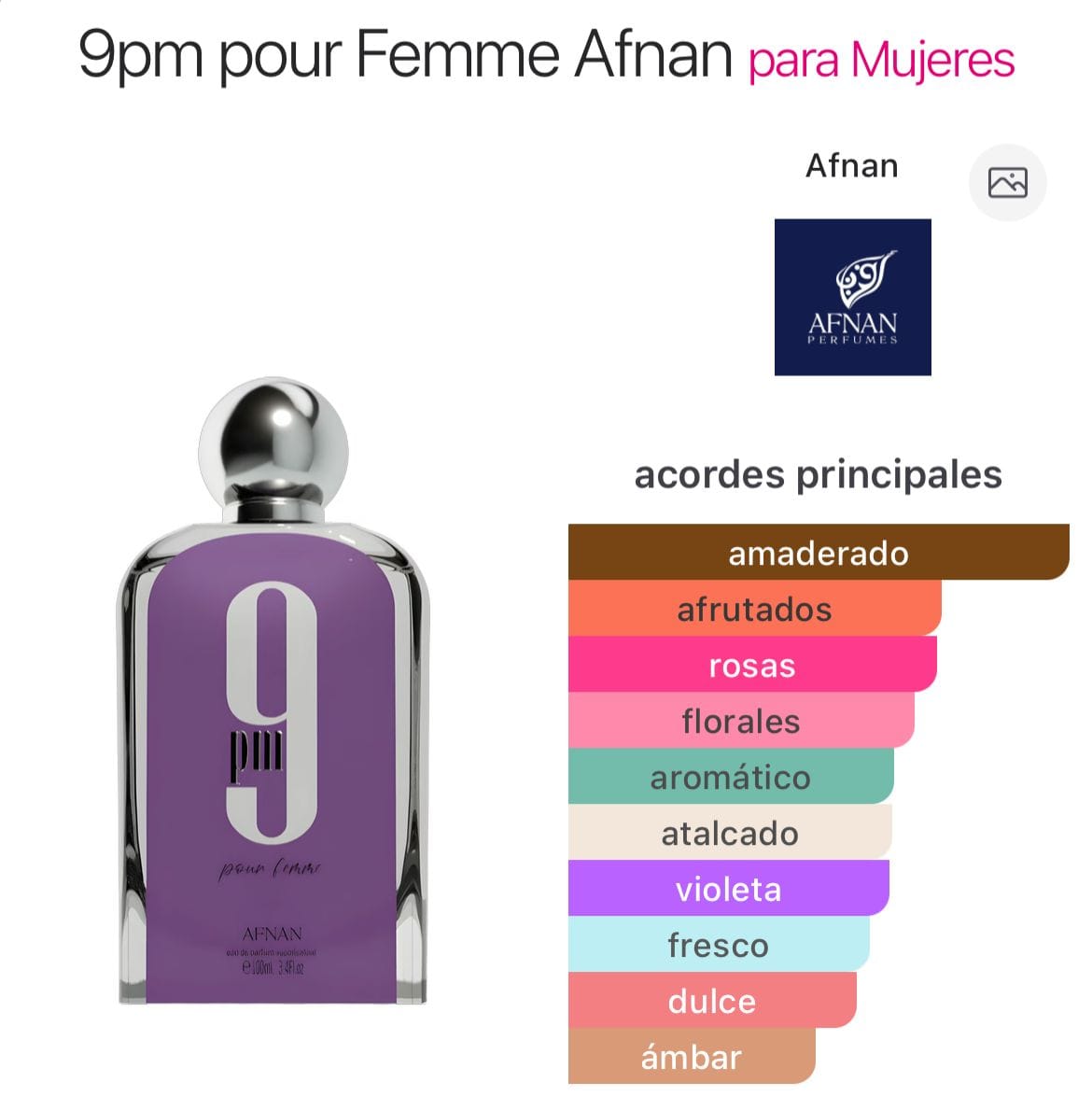 9pm Pour Femme EDP 100ml