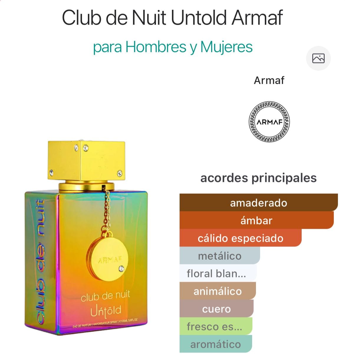 Club De Nuit Untold EDP 105ml
