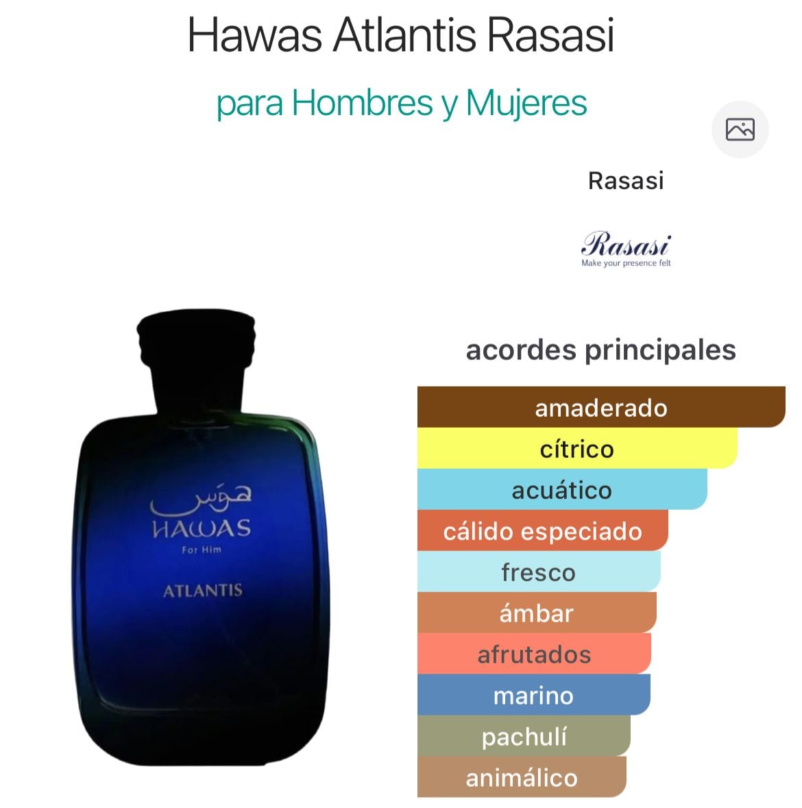 Hawas Atlantis EDP 100ml