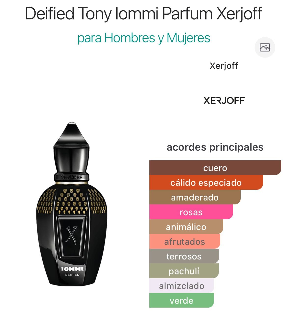 Deified Tony Lommi EDP 100ml