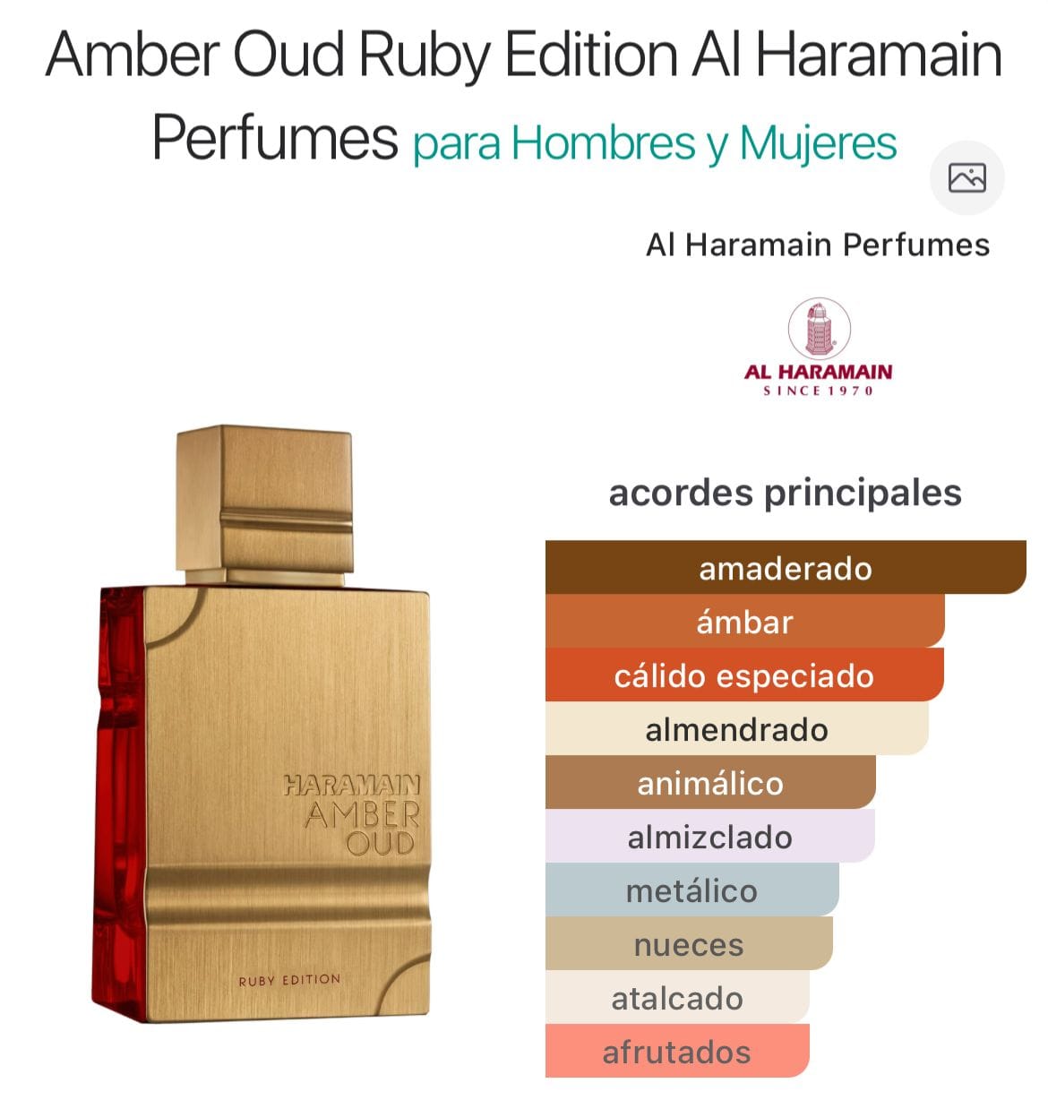 Amber Oud Ruby Edition EDP 100ml