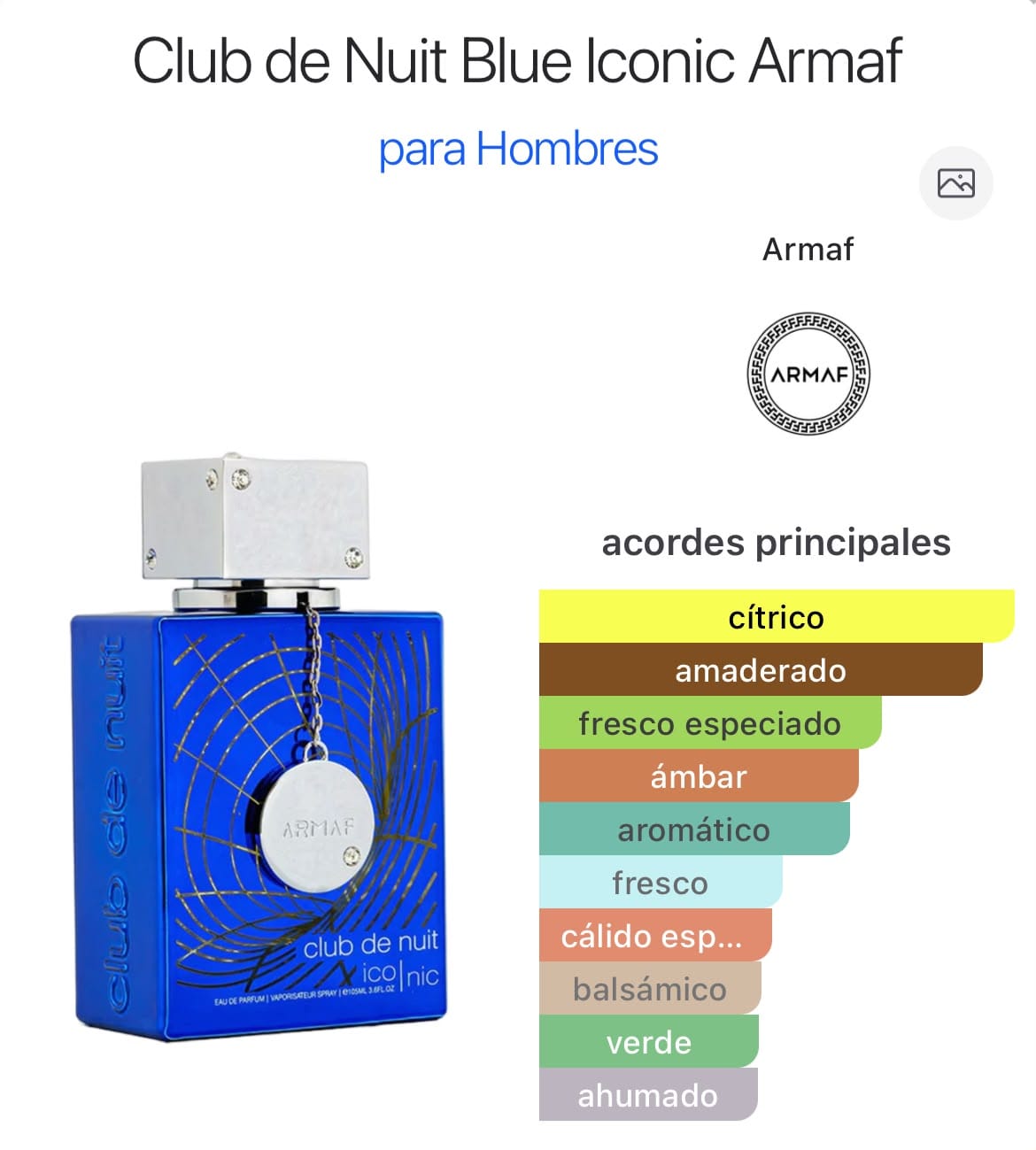 Club De Nuit Iconic EDP 100ml