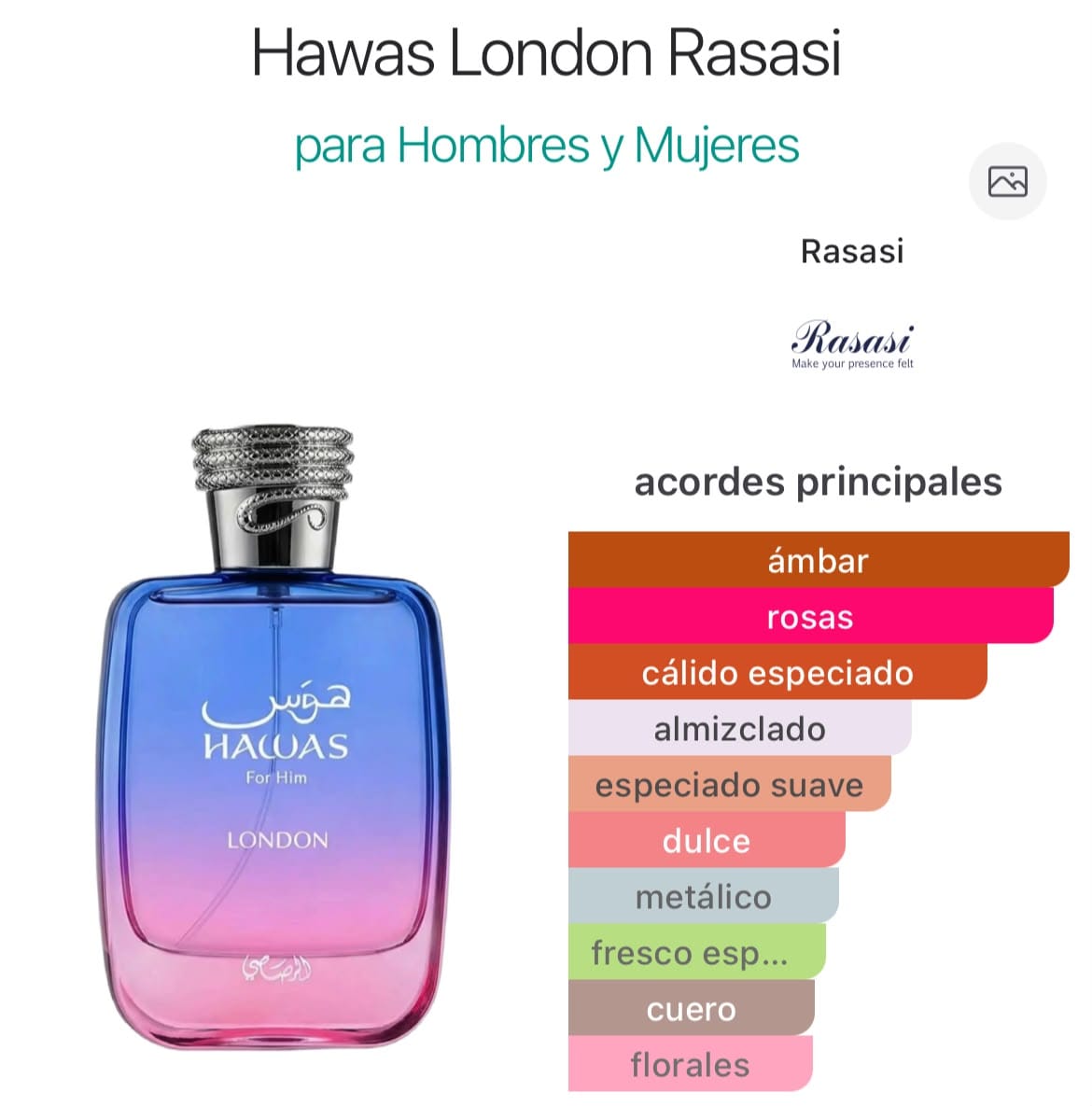 Hawas London EDP 100ml