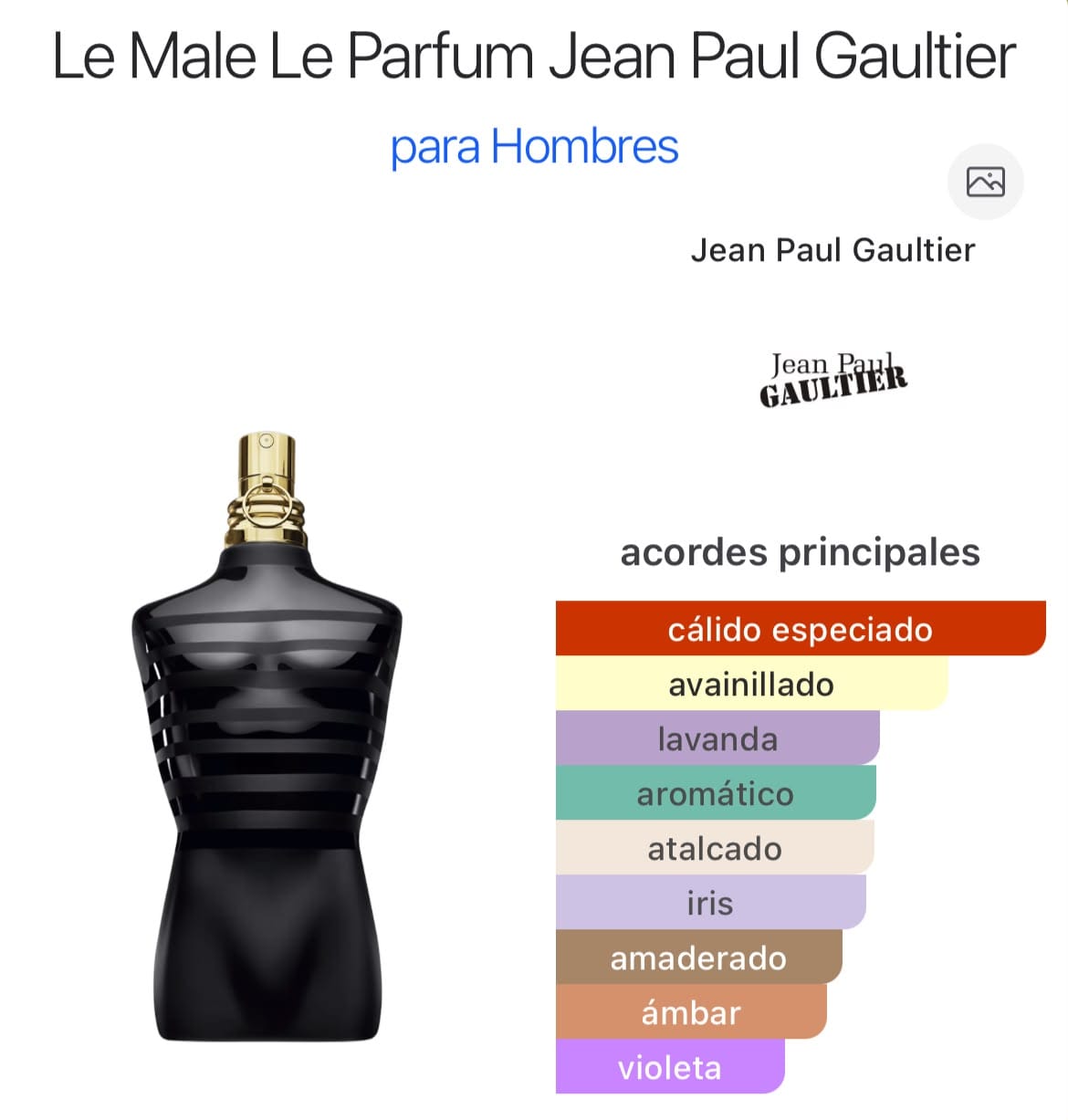 Le Male Le Parfum Intense EDP 125ml
