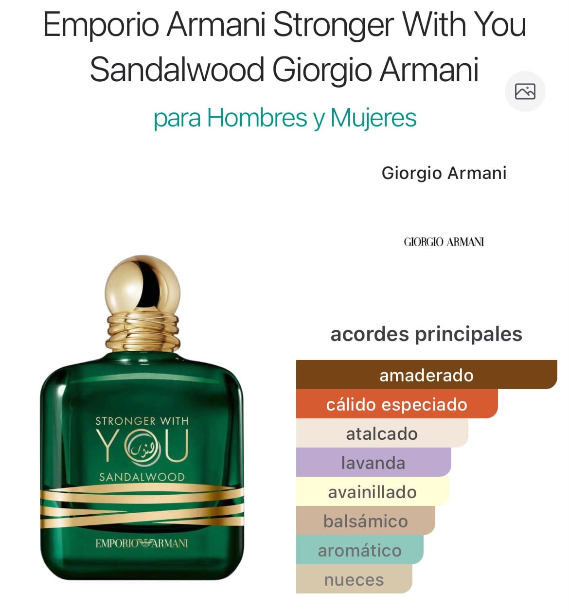 Stronger With You Sandalwood EDP 100ml